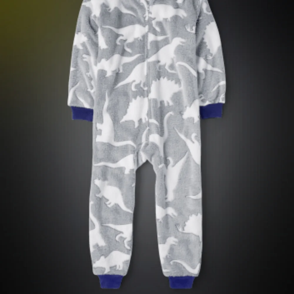 Dinosaurs Print 🍂Onesie Long Sleeve Fleece